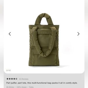 Dagne Dover Jemi Tote - Moss Green